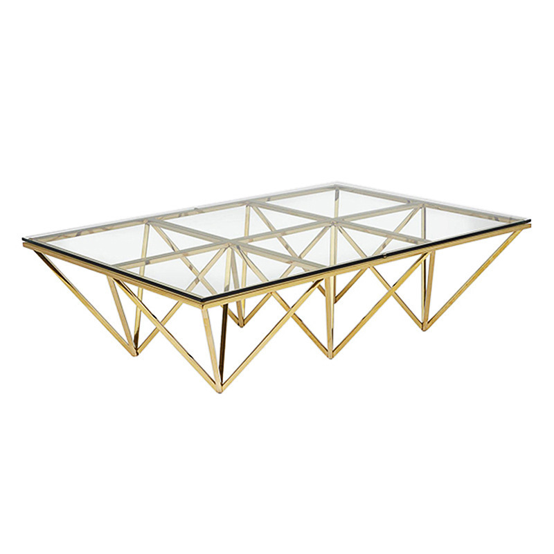 Ethiopian Living Room Led Furniture Folding Nordic Designers Bone Inlay Coffee Table Black Gold Crystal Luxury Glass Table Top