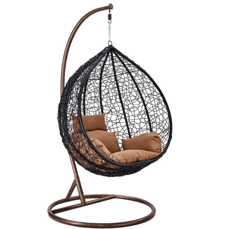 double outdoor hanging swing stand egg chair with legs