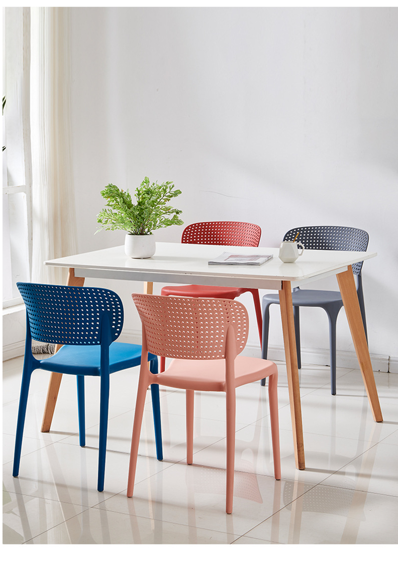 Wholesale Cheap Colorful Restaurant Plastic Monoblock Chairs Modern Kitchen Pp Chair Event Plastic Stackable Dining Chairs