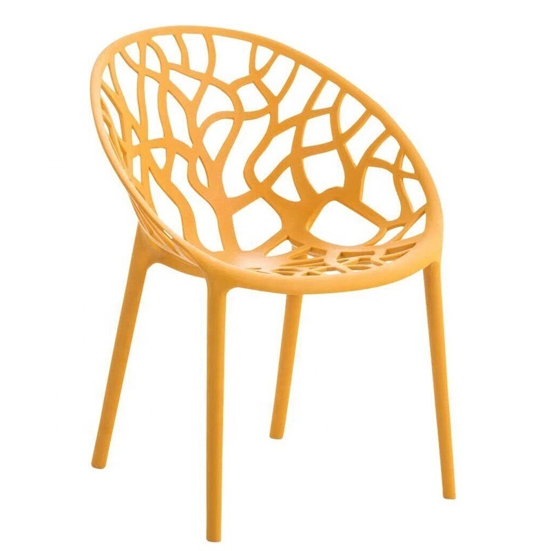 Modern Set Of Bistro Birds Nest Style Dining Room Chair Cheap Vintage PP Stackable Cafe Bar Kitchen Garden Patio Dining Chair