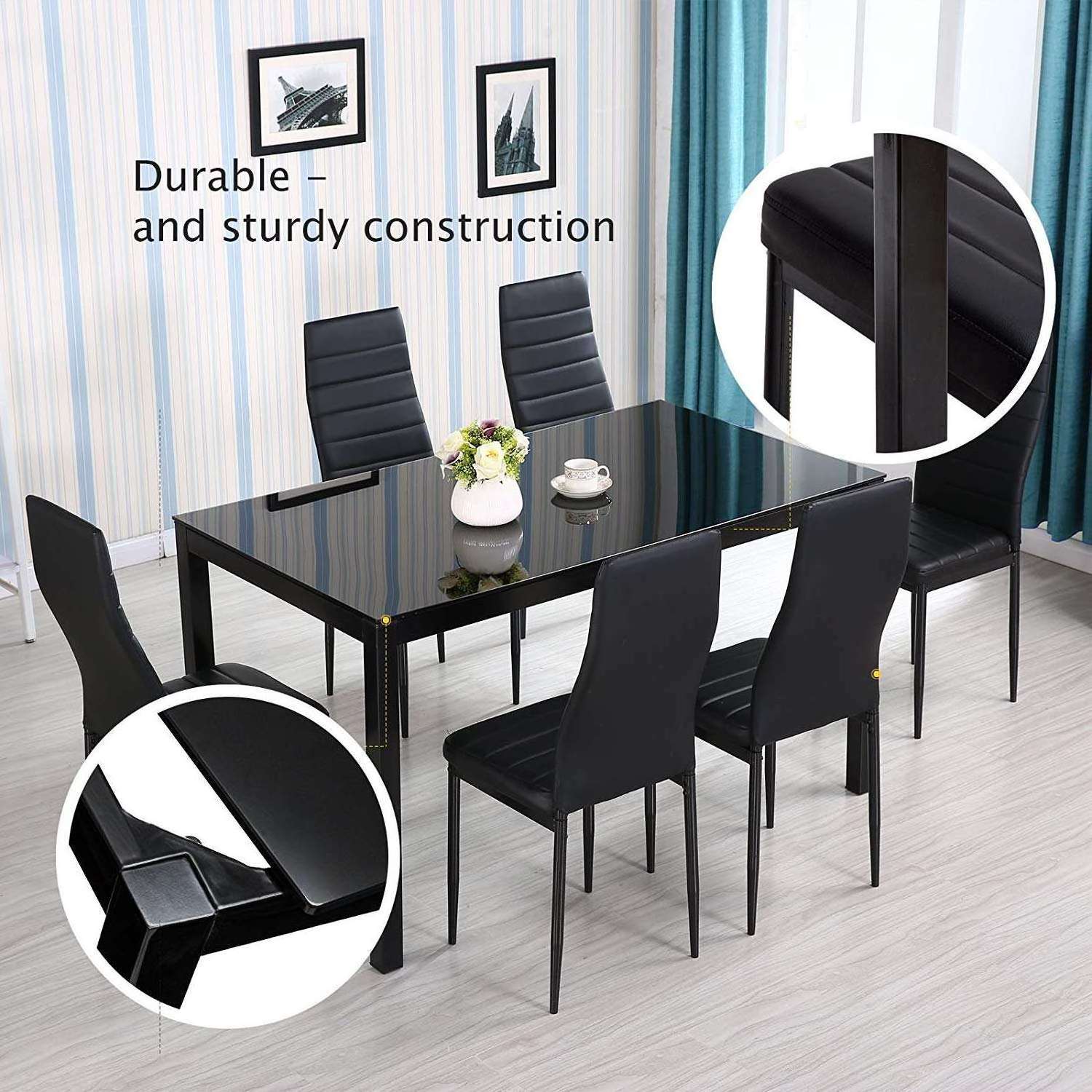 Hot selling hotel restaurant black pu leather banquet seat metal leg chairs high back PU leather dining chair