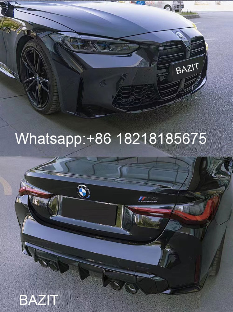 4 series G22 coupe upgrade to M4  front bumper rear bumper side skirts front grille rear diffuser complete body kit for BMW