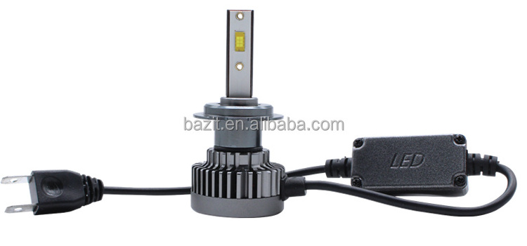 auto spare parts electric led lamp car conversion kit h4 mini projector lens h3 6v 25w led bulb