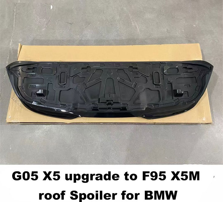 High quality ABS material roof wing X5 G05 upgrade to X5M F95 glossy black X5M style roof spoiler For BMW