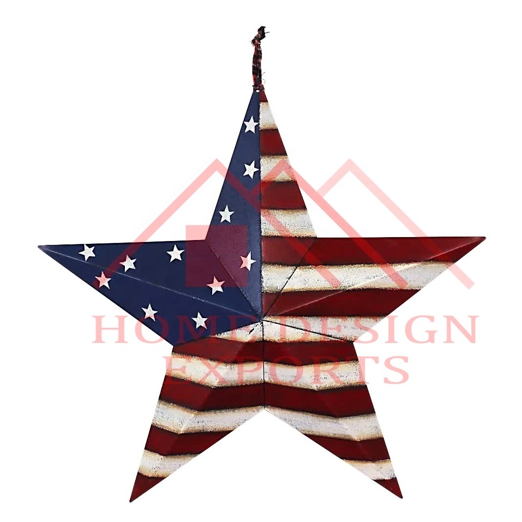 Indoor and Outdoor Metal Iron Star Wall Art Decor/ Mosier Star Wall Art For Home Hotels & Restaurants Table Wedding Decor