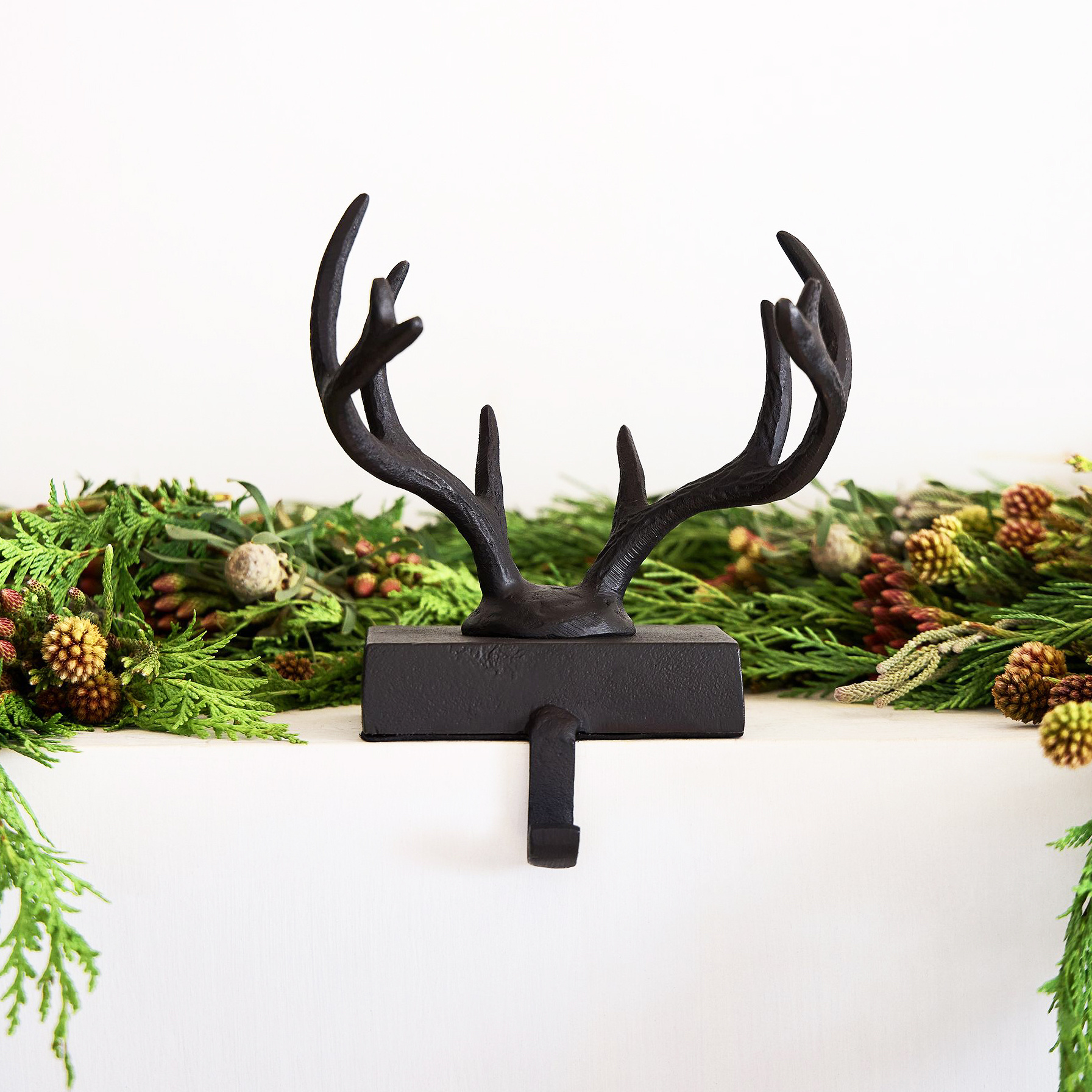 Metal Snowflake Stocking Holder Stocking Hanger Stand