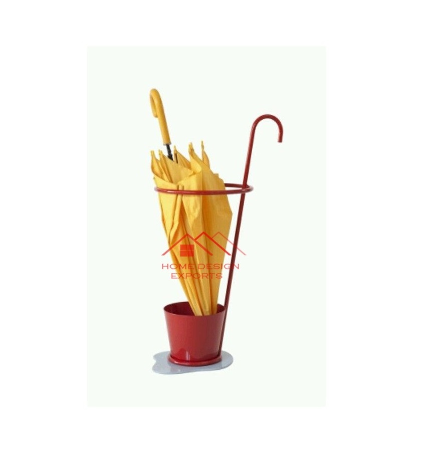 Attractive Design Red Finished  Metal umbrella stand Hot Selling Home Hotel Decor Metal Umbrella Stand at Wholesale Price