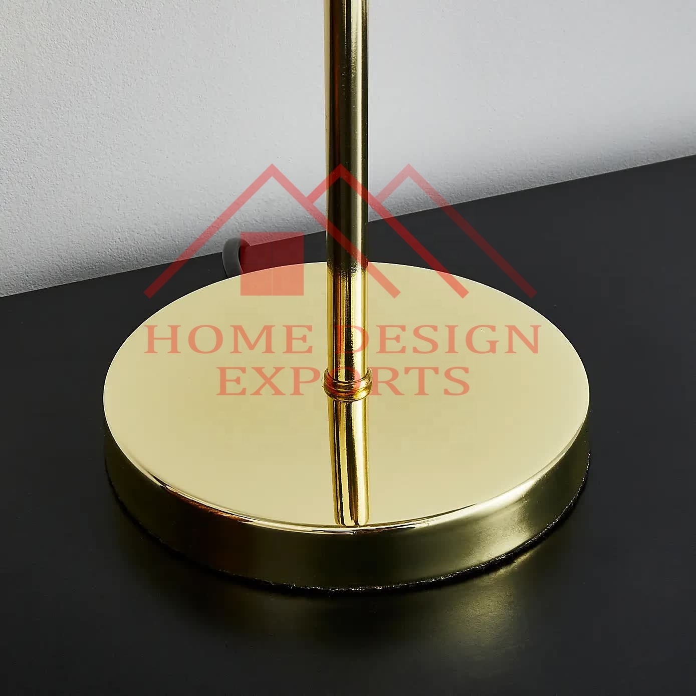 Gold Metal Table Lamp with Umbrella Shade suitable for Bedroom & Hotel Decorations High Quality Office Table Lamp for Sale