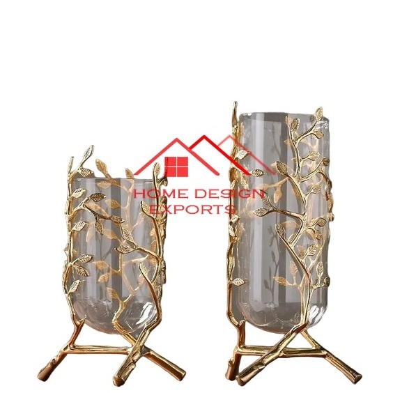 2024 Latest Design Metal Candle Votive Hot Selling Tabletop Decor Golden Finished Metal Vandle Jar In Wholesale Price At LOW MOQ