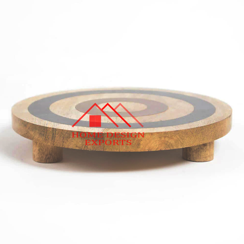 Latest Design Mango Wood Cake Stands for Party Decor