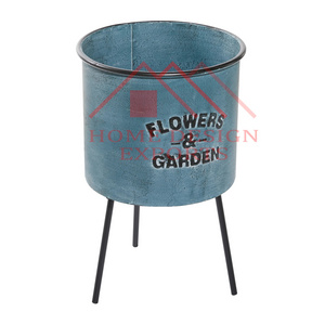 Farmhouse Garden Decor Iron Planter with Stands