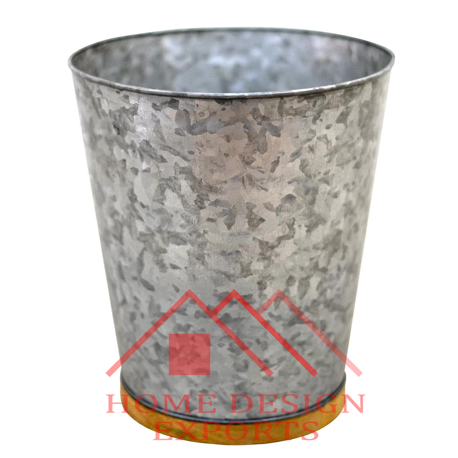 Metal Dust Bin for Kitchen Use Hot Selling Copper Waste Bin for Office High Quality Iron Trash Bin for Indoor and Outdoor Decor