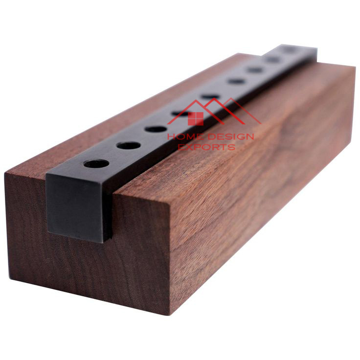 Large Size Wooden 9Candle Holder For Home Hotel tabletop Center Piece Wooden Candle Holder At cheap Price