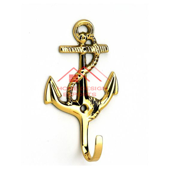 Golden Finished Casting Hand Metal Hooks Wholesale Price Supplier Of home Hotel Decor Metal Wall Mount Hooks At cheap Price