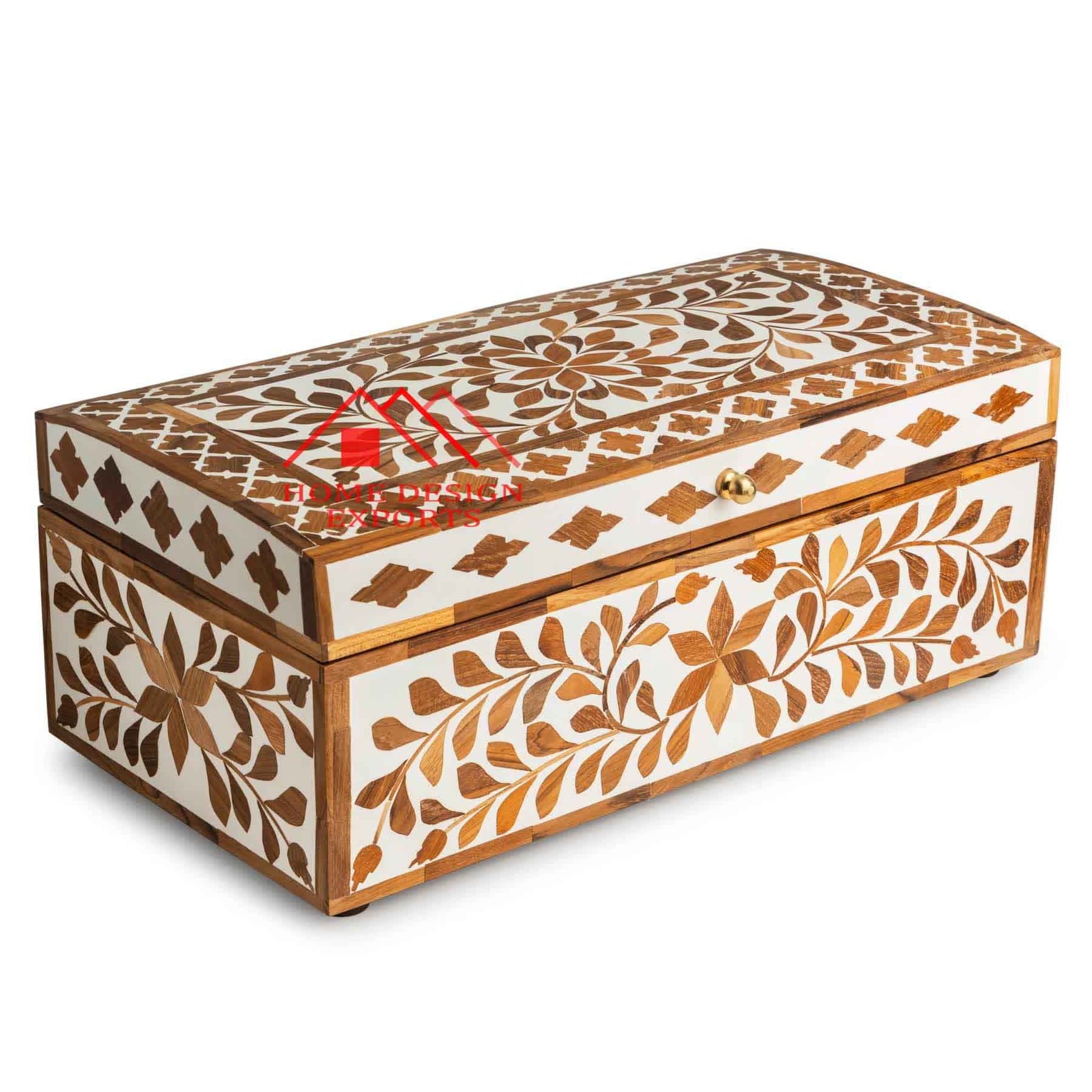 100% Natural Camel Bone Inlay Decorative Jewelry Storage Box Unique Rectangle Shape Clothes Box for Sale Elegant Trinket Box