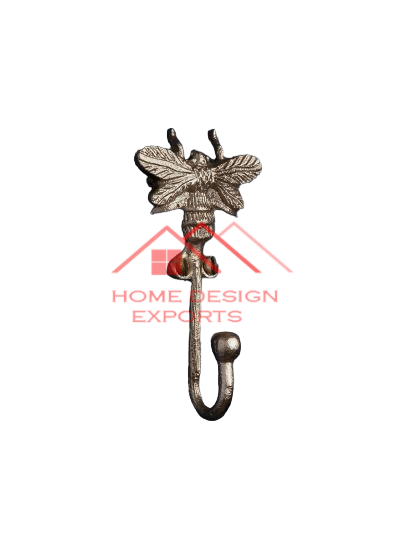 Golden Finished Casting Hand Metal Hooks Wholesale Price Supplier Of home Hotel Decor Metal Wall Mount Hooks At cheap Price