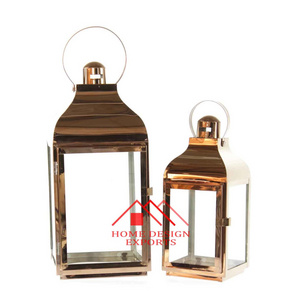 Hanging Stainless Steel Candle Lantern