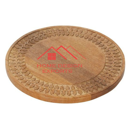 Pearl Wood Charger Plate In Natural Polished Finished Hot Selling Handmade Food Serving Wooden Plate At Cheap Price In Low MOQ