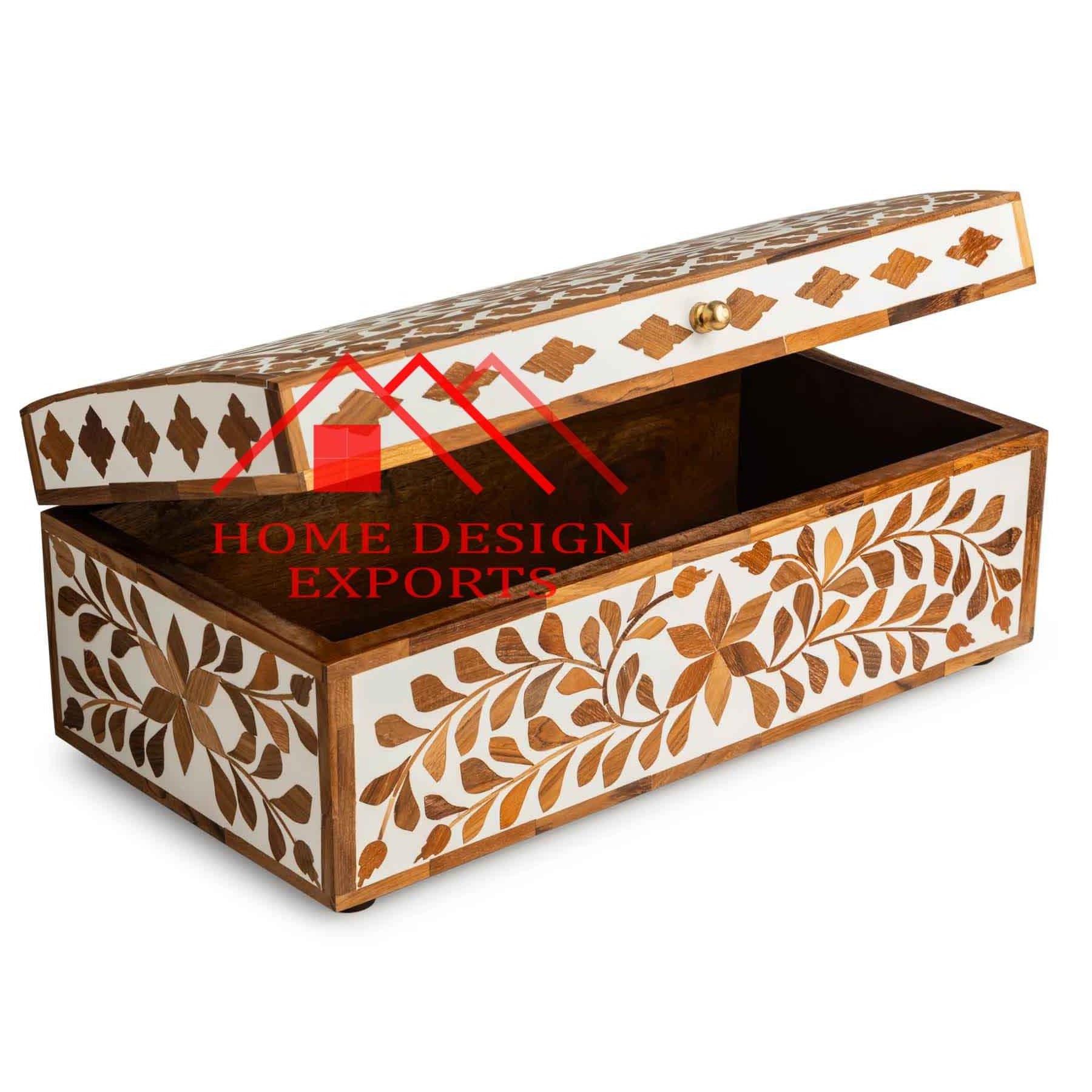 100% Natural Camel Bone Inlay Decorative Jewelry Storage Box Unique Rectangle Shape Clothes Box for Sale Elegant Trinket Box