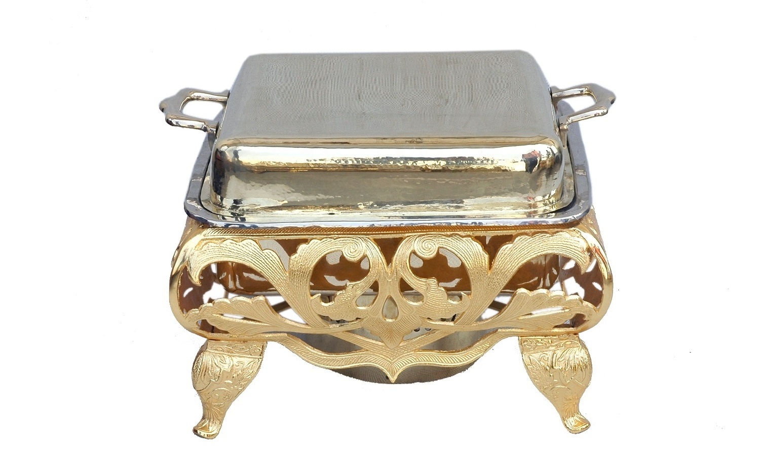 Brass Chafing Dish, Indian Brass Chafing Dish, Shiny Polished Chafing Dish