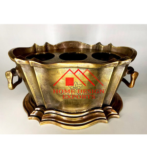 Gold Antique Aluminium Ice Bucket