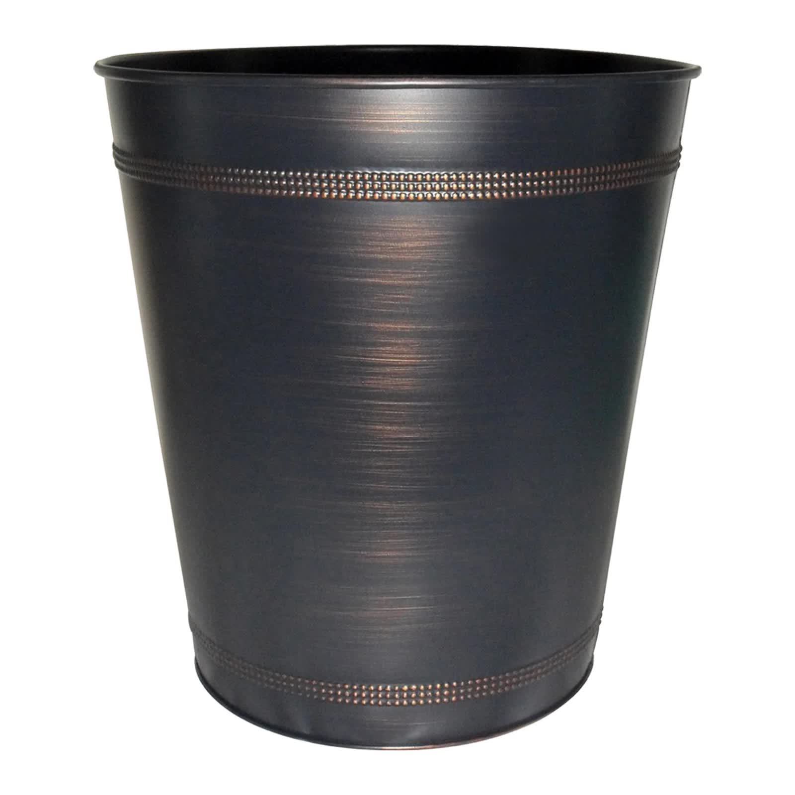 Hotel Bar Or Cafe Usage Garbage Storage Dust Bin For Sustainable Galvanized Metal Trash Bin Can Multi Functional Trash Bin Sale