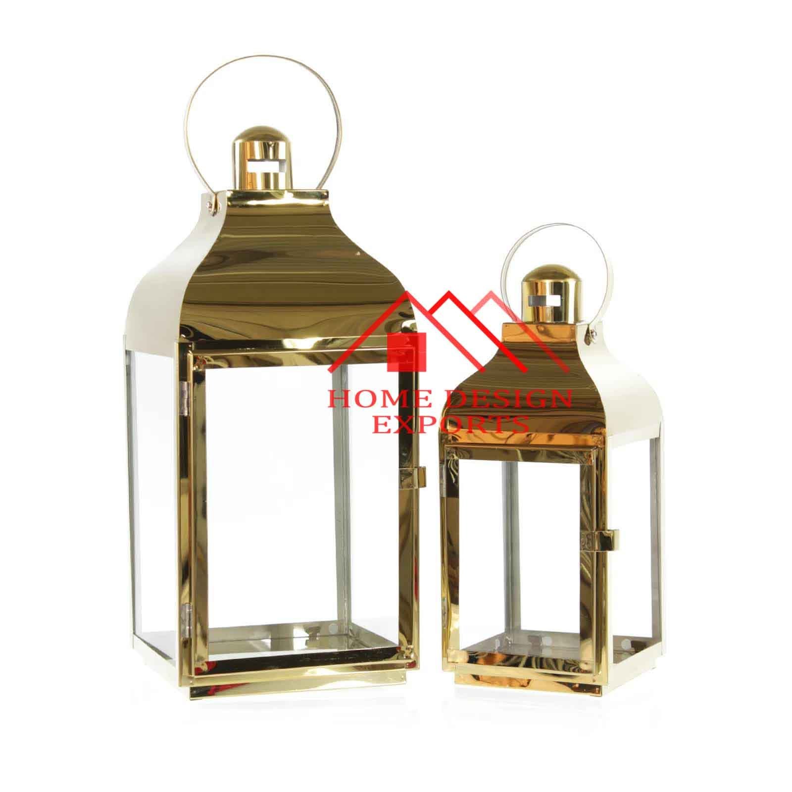 Hanging Stainless Steel Candle Lantern