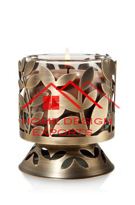 Metal Tree Branch Design Candle holder With Glass Votive Candle Stsnd Home Hotel Decorative candle jar