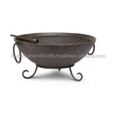 Cast Iron Fire Pit Bowl, Outdoor Fire Bowl, Fire Pit Bowl With Stand