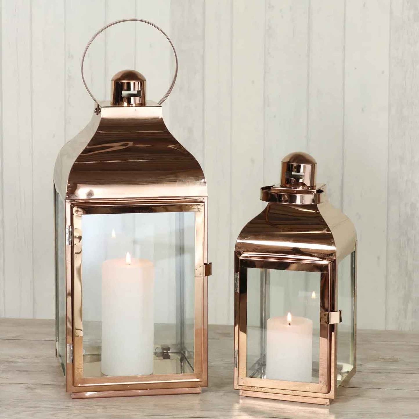 Hanging Stainless Steel Candle Lantern