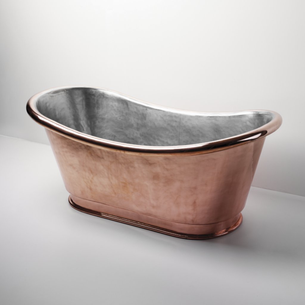 Brass Tub, Shiny Polished Bath Tub, Freestanding Metal Bathtub