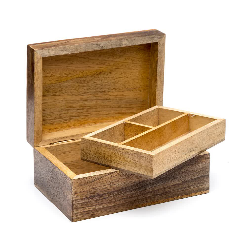 Mango Wood Storage Jewelry Box