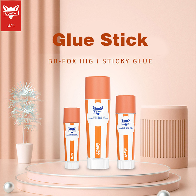 School Office PVP Solid Glue Sticks Non Toxic Round Triangle Strong Adhesive for Paper, Craft