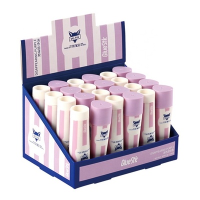 Disappearing Purple Washable School Glue Sticks PVP Stationery Solid Glue Stick for school, Office