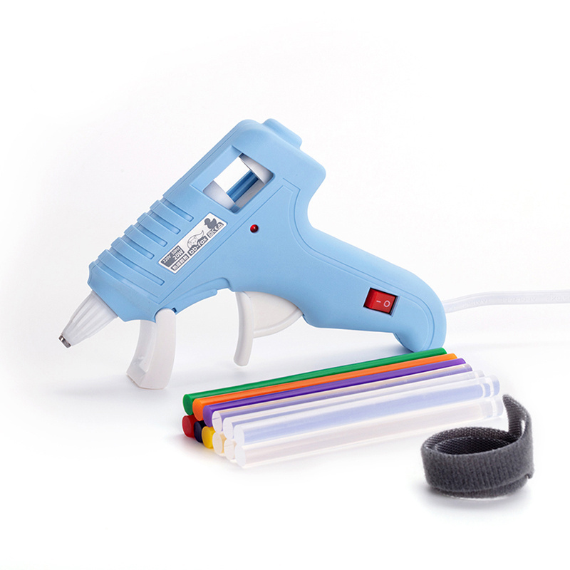 Hot Melt Glue Gun Kit With Glue Sticks ON-Off Switch for Art, Kids Craft, Sealing, DIY, Repairs