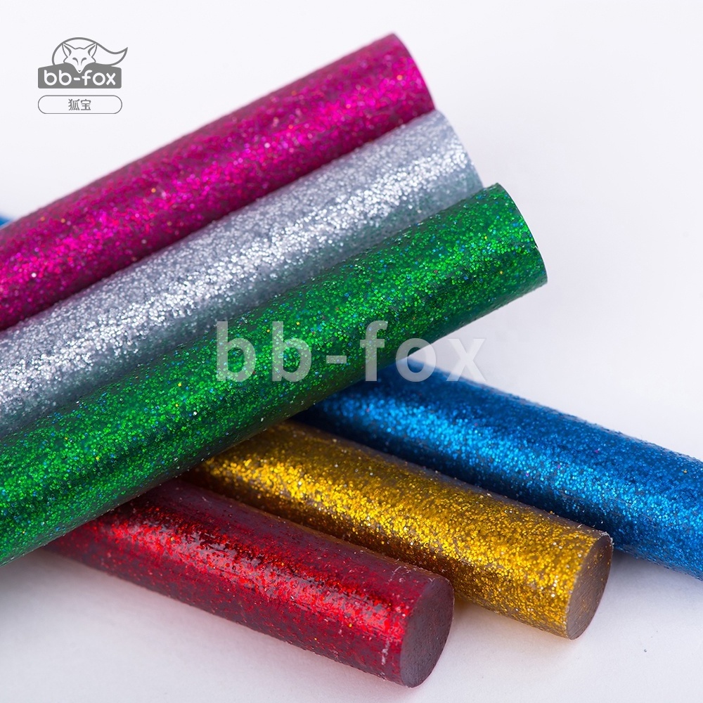 Bulk packing glitter hot melt  glue stick  Direct Supply Length Customizable