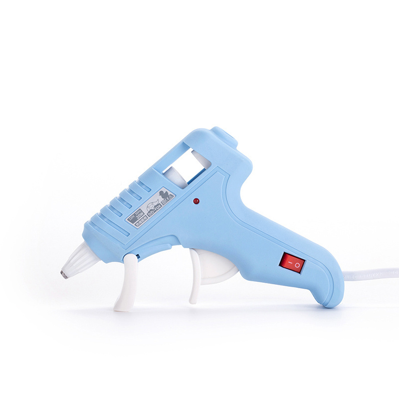 High quality industrial 10W hot melt glue gun with 7mm glue sticks using the school and office