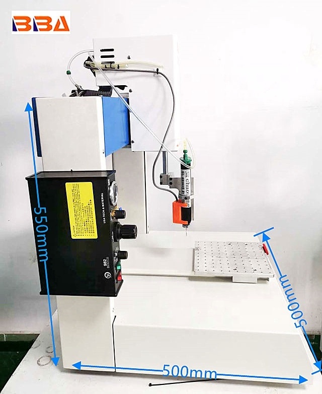 High speed automatic glue dispenser for epoxy ab glue glue spreader machine