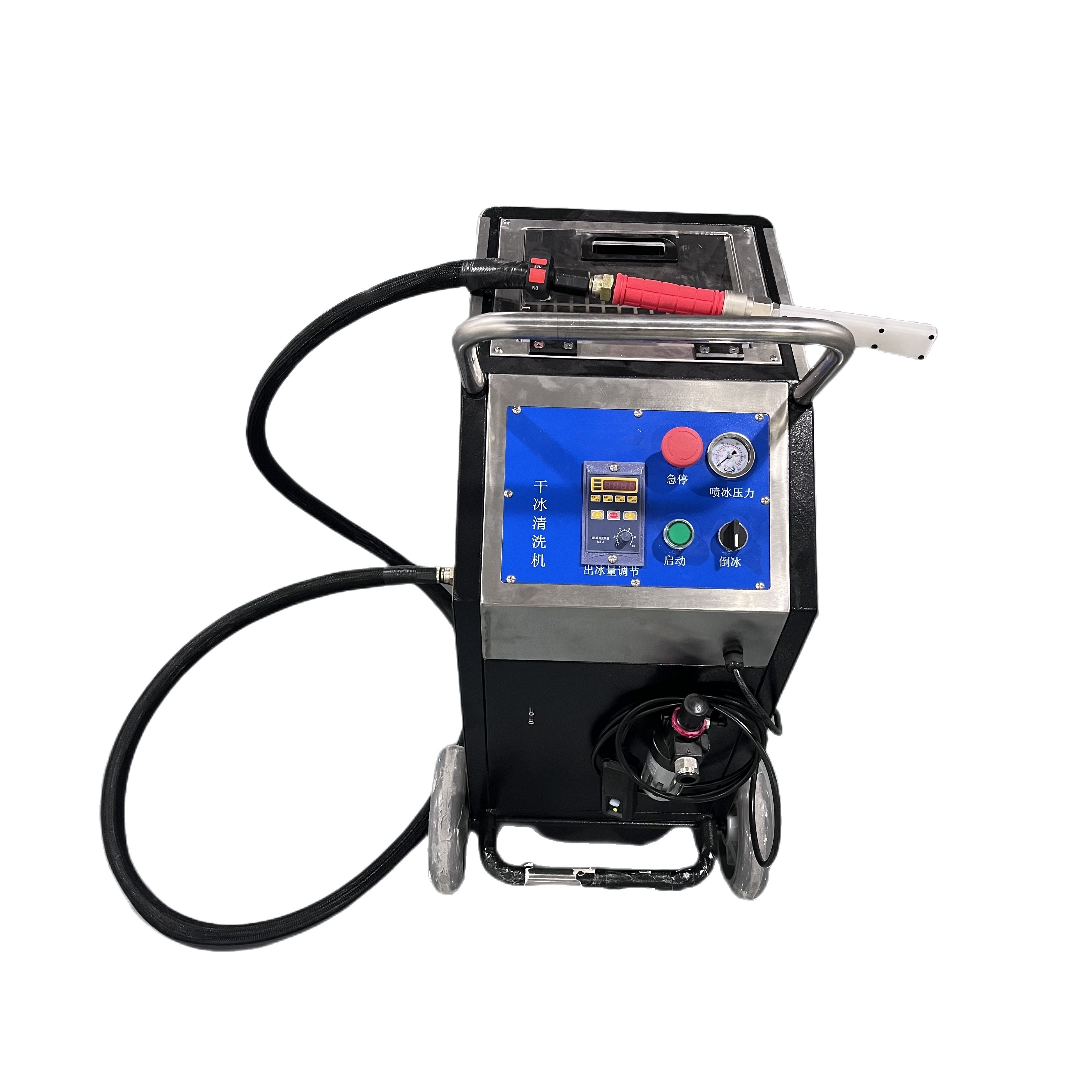 BBA Best Dry Ice Cleaning Machine CO2 blaster portable dry ice blasting machine For Car Detailing