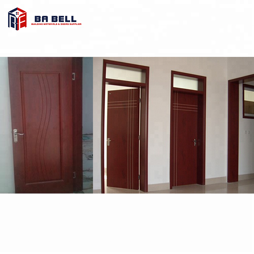 New design fancy Main Door Design MDF Single Korean Ecological Door Room Interior Wooden Door