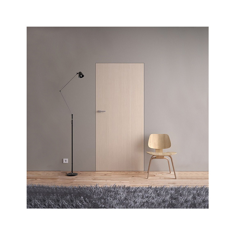 White classical invisible door concealed swing single door safety