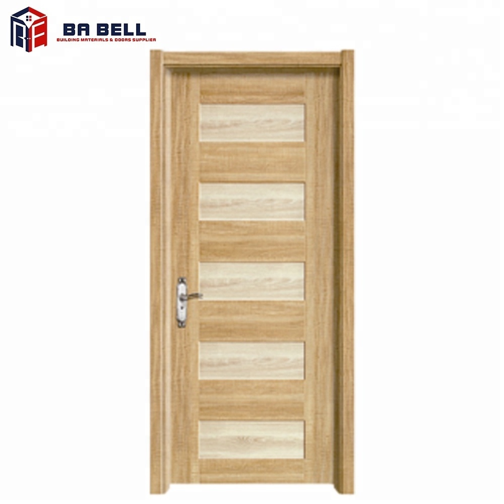 New design fancy Main Door Design MDF Single Korean Ecological Door Room Interior Wooden Door