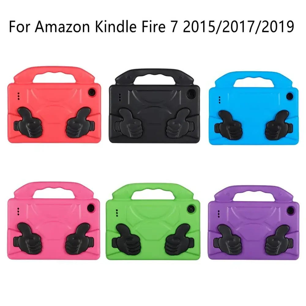 For Amazon Kindle Fire 7 9th  2019 Case Kids Tablet Protector Shell EVA Hand-held Cover for Kindle Fire7 2017 2015