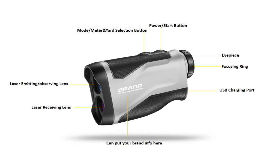 7X OLED  golf Rangefinder flag lock vibration rangefinder Magnet 1200 Y laser distance finder meter telescope