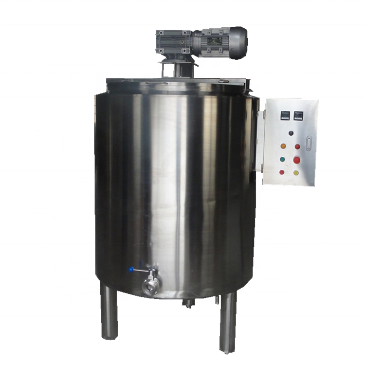 Stainless steel electrical heating mixing agitator storage holding chocolate melting tank