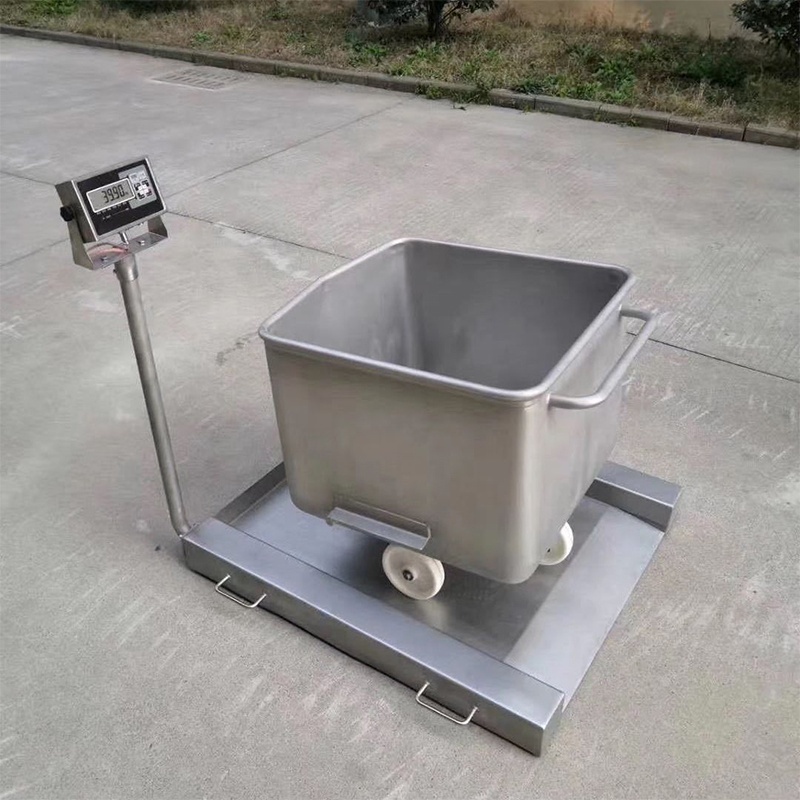 Stainless Steel lifting fish fruit vegetables trolley Cart buggy meat drum trolley