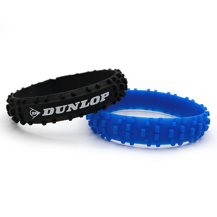 Custom Tire Silicone Rubber Tread Silicone Bracelet Tire Silicone Wristband