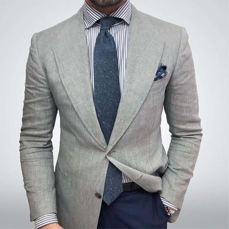 Factory  Breathable Men Wedding Clothing Plus Size Suits Men's Suit Top