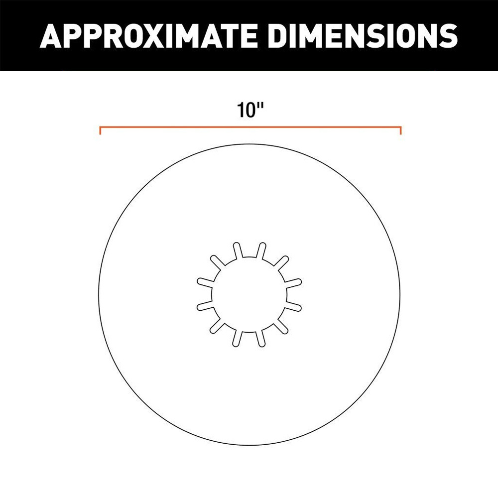 Reduce normal wear 10 inch wheel lube plate