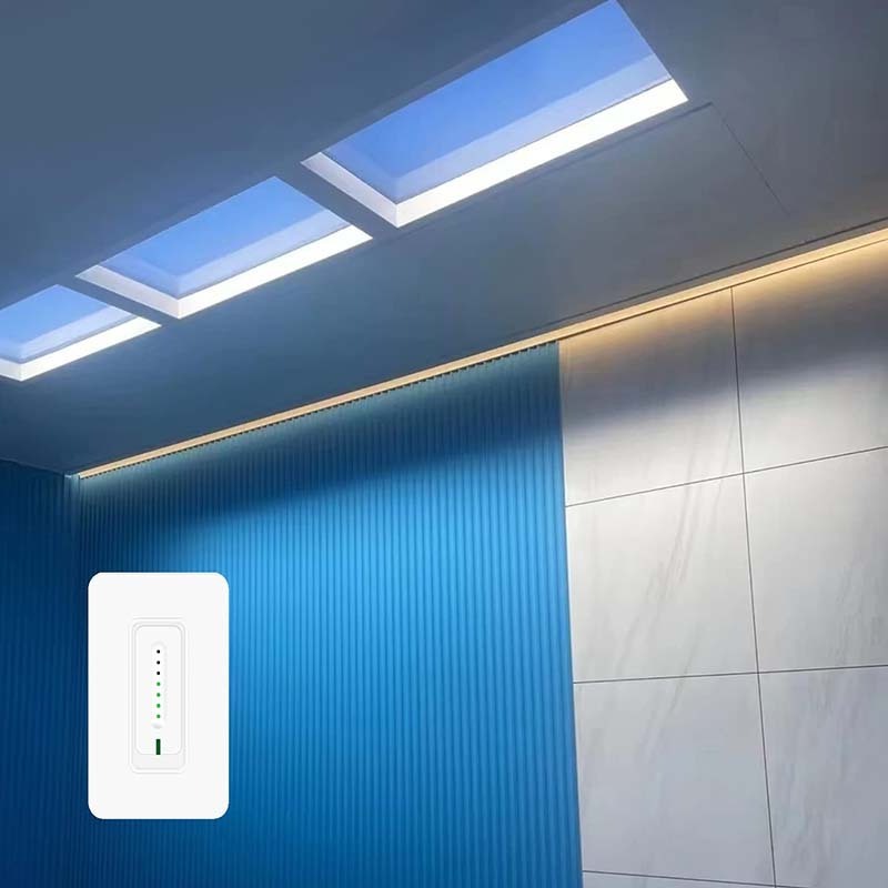 LED third generation embedded 80W natural light clear sky light for living room bathroom basement indoor lighting